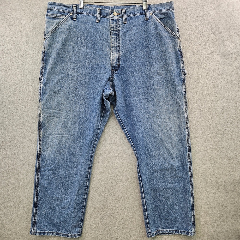 Heritage WRANGLER Dadcore Carpenter RELAXED FIT Workwear Jeans Mens 44x30